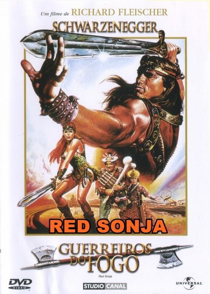 GUERREIROS DE FOGO, RED SONJA DVD-R